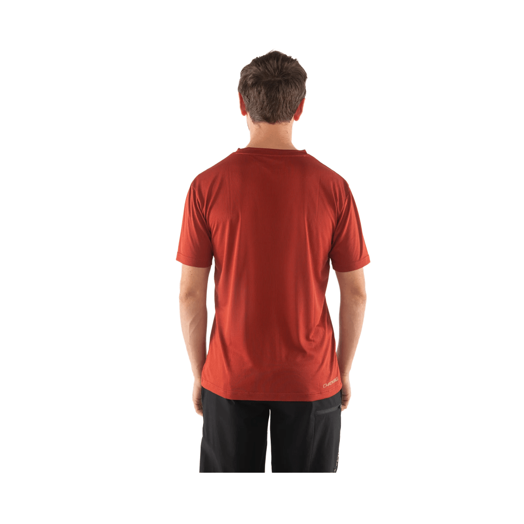 Jersey Chromag Mens Horizon SS - Burnt Red - Genetik Sport