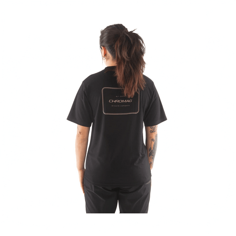 Jersey Chromag Womens Em SS - Layout Black - Genetik Sport