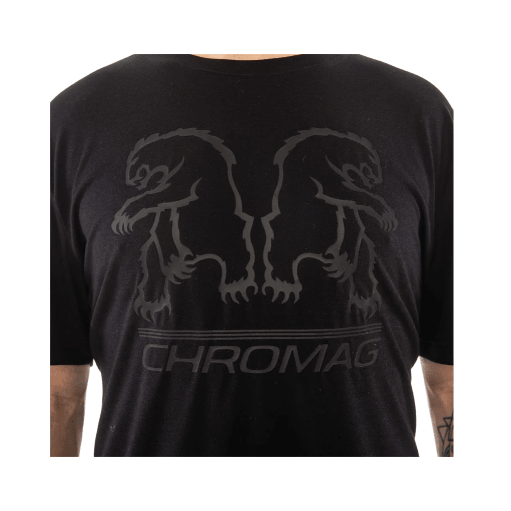 T-Shirt Chromag Mens Key - Reflect Black - Genetik Sport