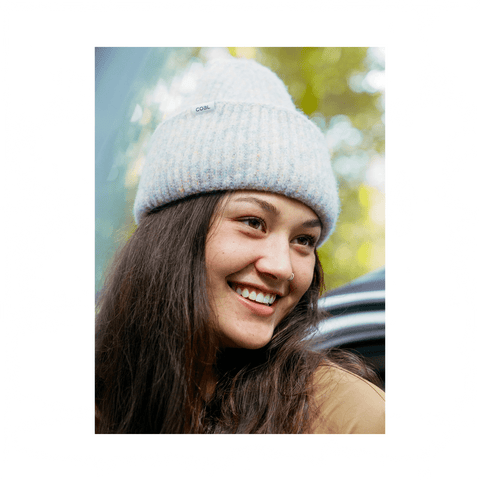 Beanie Coal Super Cuff - Periwinkle Marl - Genetik Sport