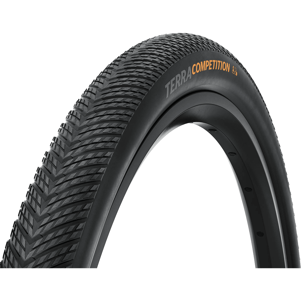 Tire Continental Terra Competition - 700 x 45 Grip, Rapid, Race Casing, Folding, E25 - Black - Genetik Sport