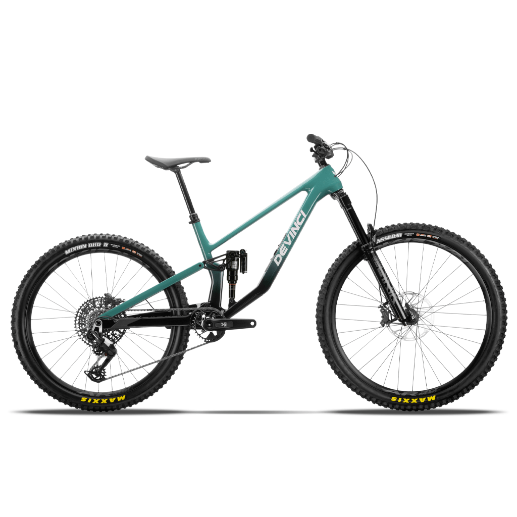 Bike Devinci Troy Carbon Eagle 90 12s - Sea Green - Genetik Sport