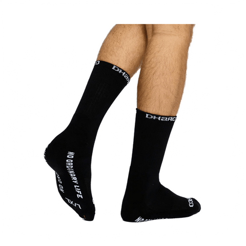 Socks DHaRCO Crew - Black - Genetik Sport