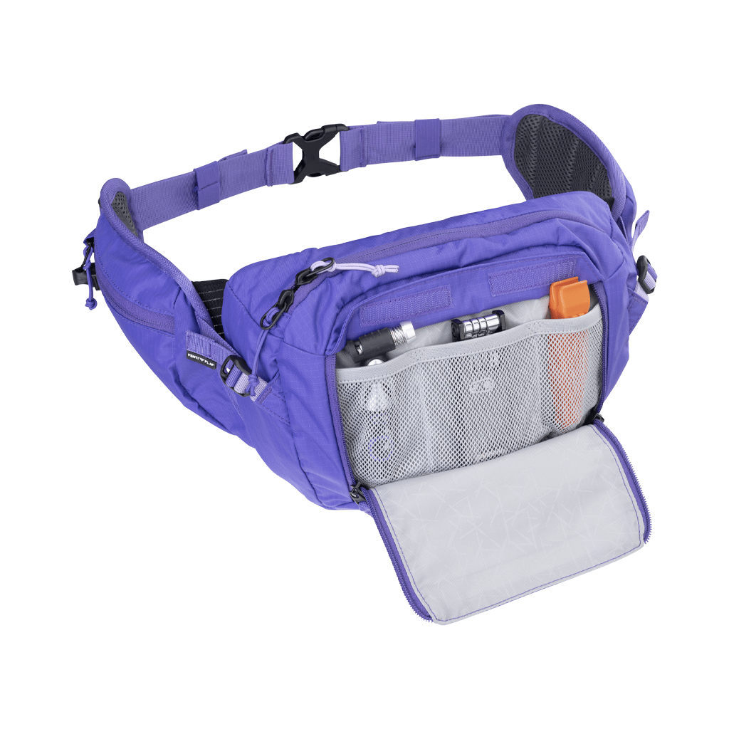 Hip Pack 3 EVOC + 1.5L Bladder - Violet - Genetik Sport