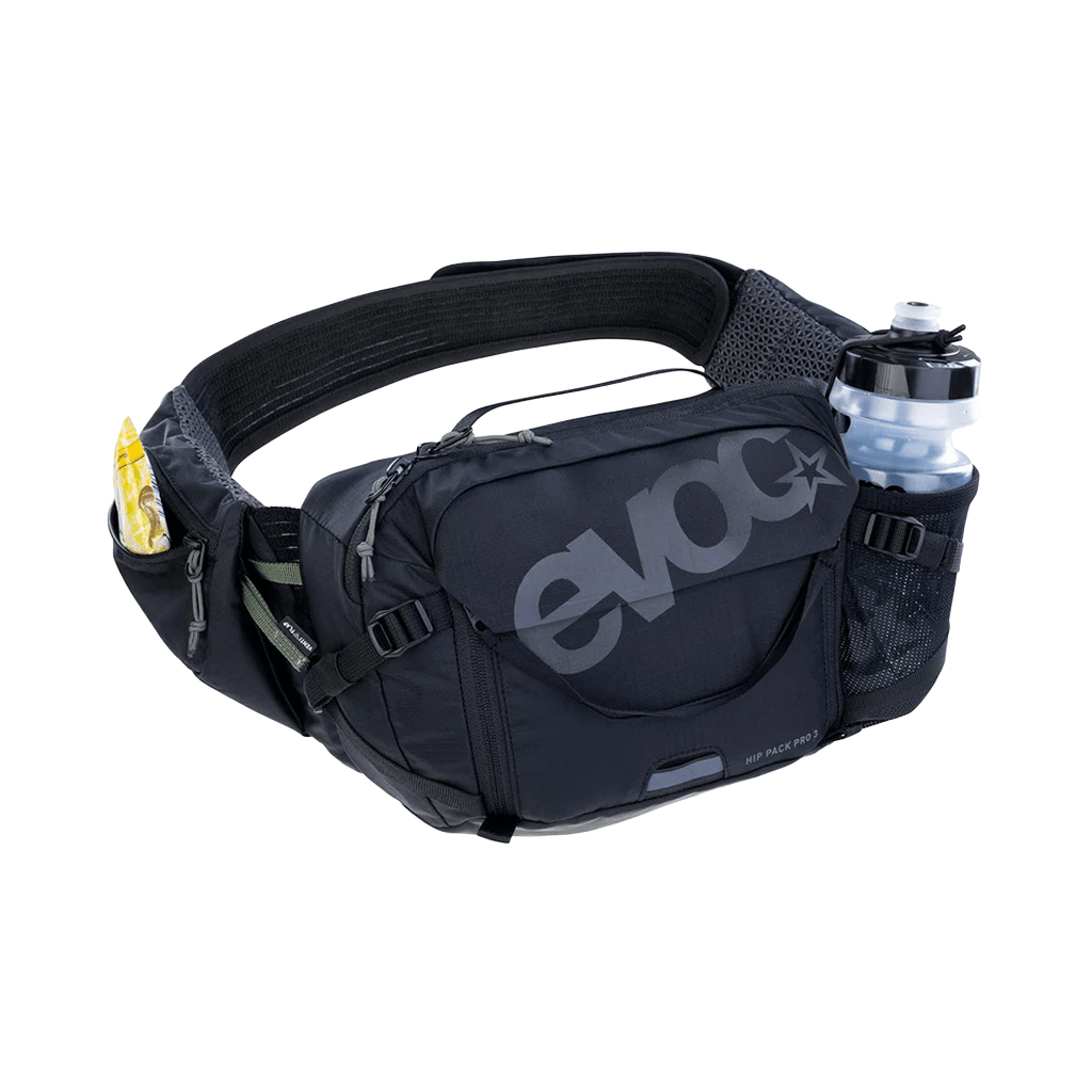 Hip Pack EVOC Pro 3 W/ 1.5L Bladder - Black - Genetik Sport