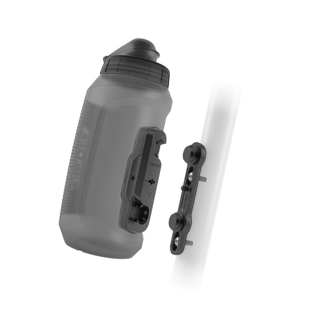 Bottle Fidlock Twist Compact 750ml W/ Bike Base - Transparent Black - Genetik Sport