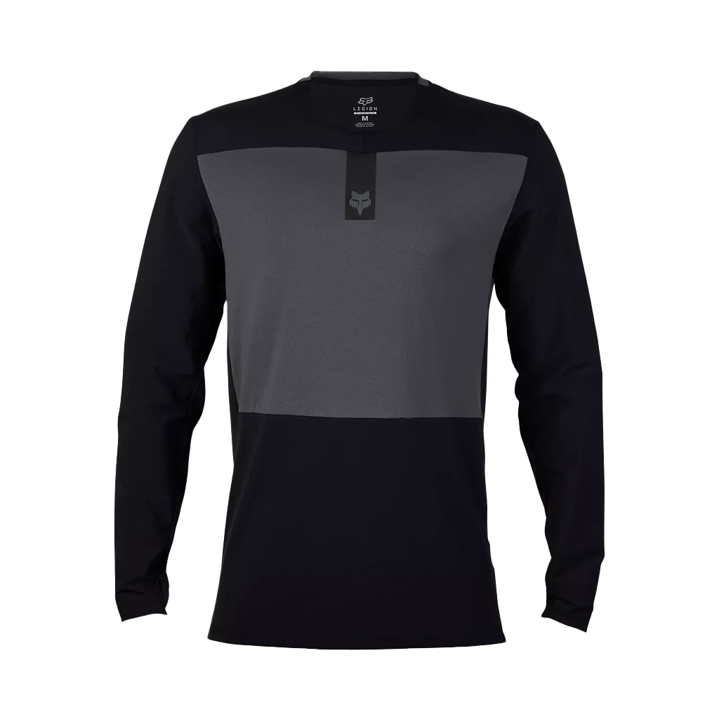 Jersey Fox Mens Defend Off Road LS - Black - Genetik Sport