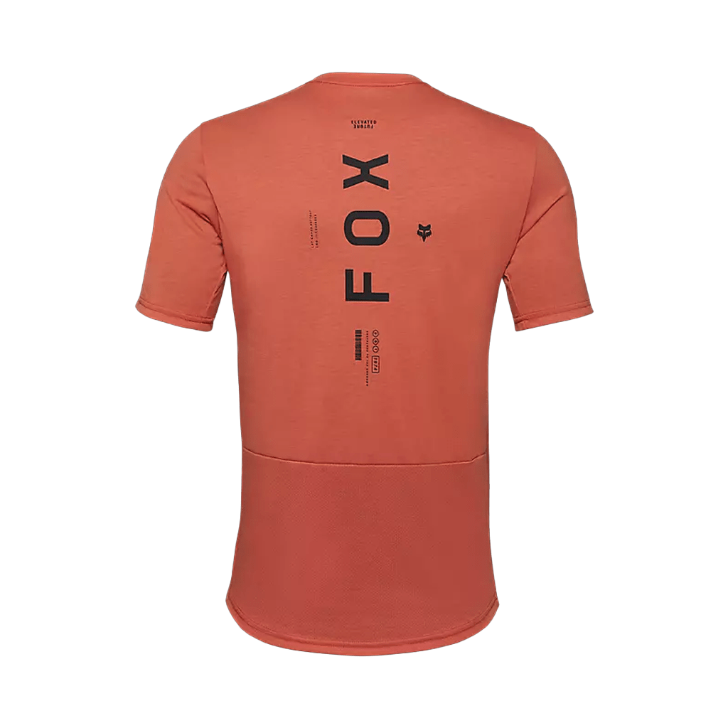 Jersey Fox Mens Ranger Alyn Drirelease SS - Atomic Orange - Genetik Sport