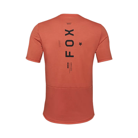 Jersey Fox Mens Ranger Alyn Drirelease SS - Atomic Orange - Genetik Sport