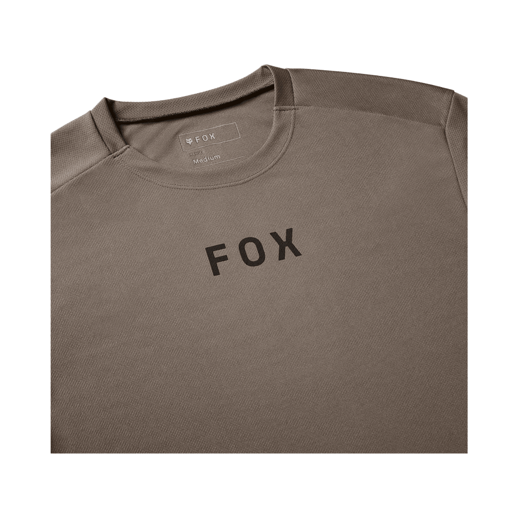 Jersey Fox Mens Ranger Wordmark SS - Nutmeg - Genetik Sport