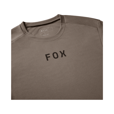 Jersey Fox Mens Ranger Wordmark SS - Nutmeg - Genetik Sport