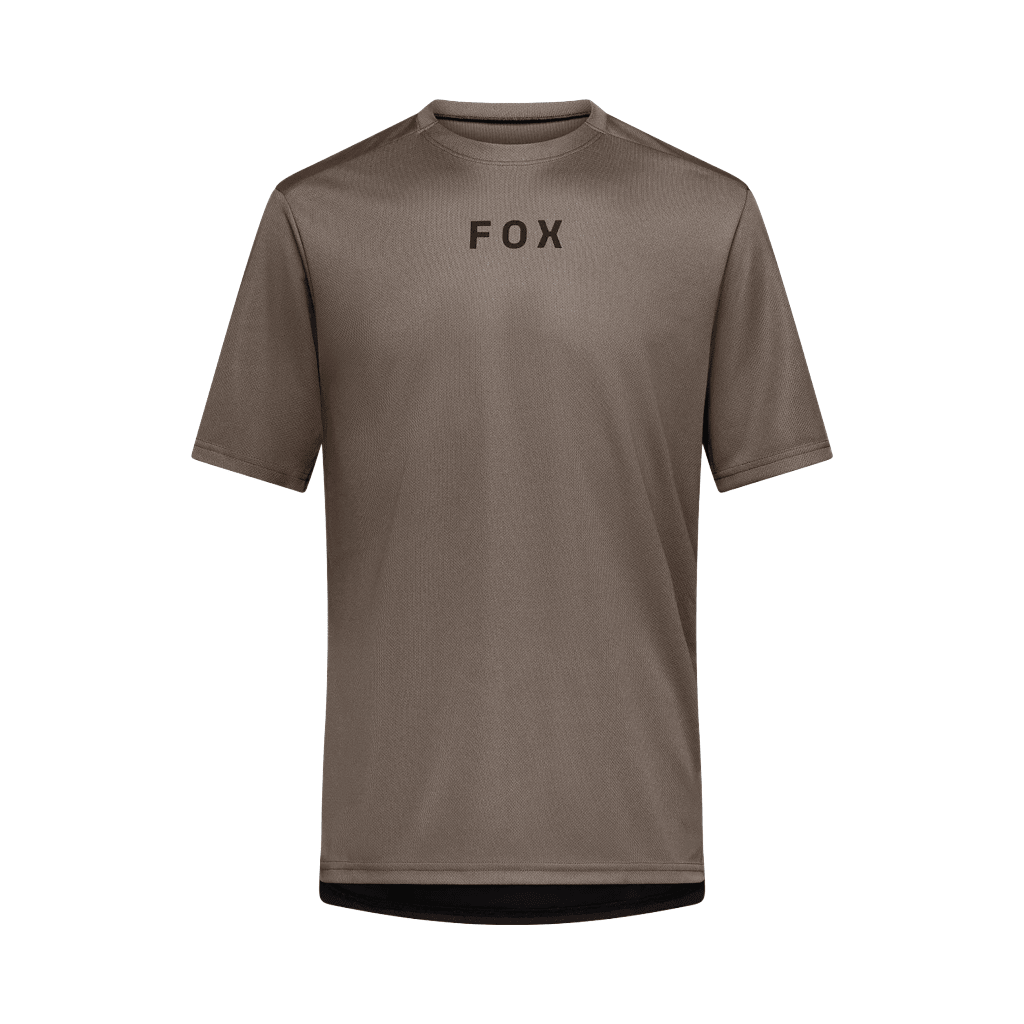 Jersey Fox Mens Ranger Wordmark SS - Nutmeg - Genetik Sport