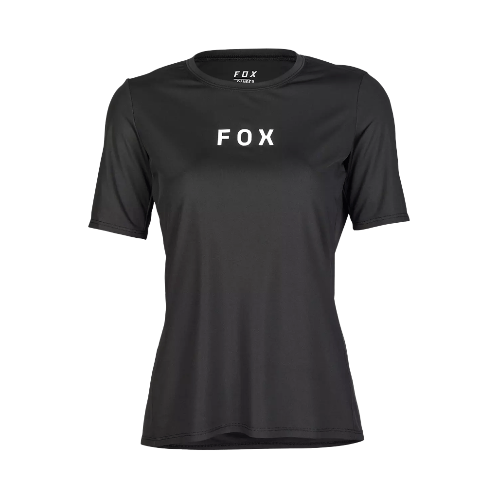 Jersey Fox Womens Ranger Wordmark SS - Black - Genetik Sport