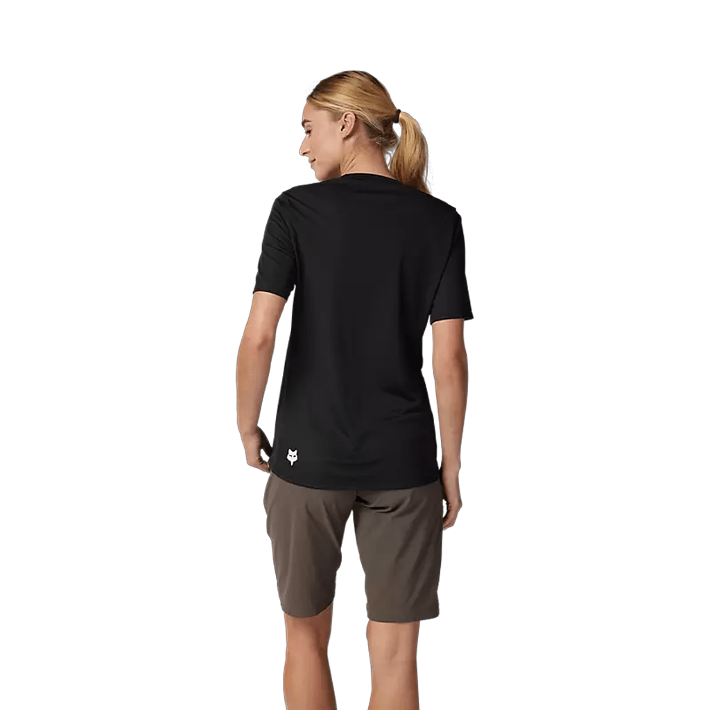 Jersey Fox Womens Ranger Wordmark SS - Black - Genetik Sport