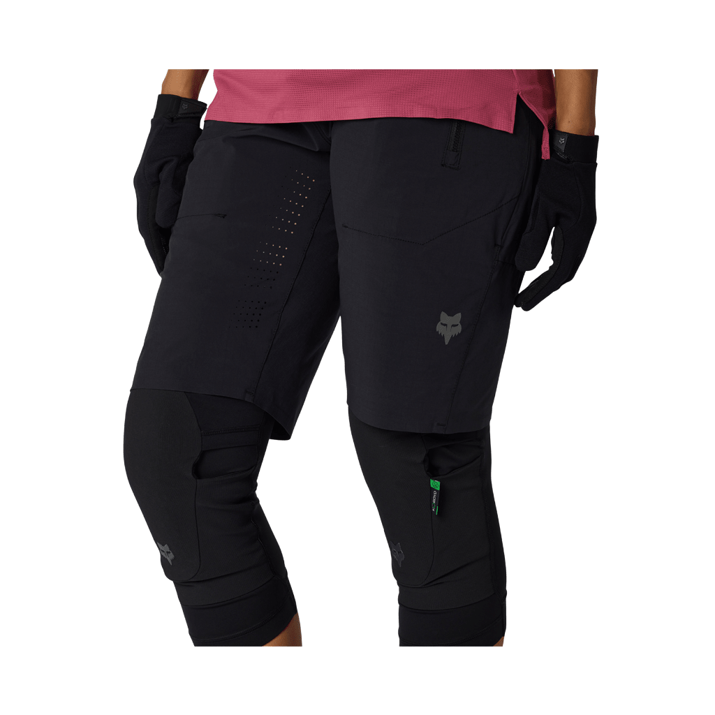 Shorts Fox Womens Flexair - Black - Genetik Sport