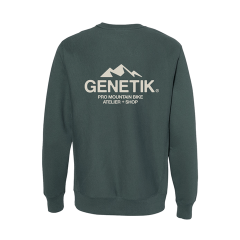 Crewneck Genetik Atelier + Shop - Alpine Green - Genetik Sport