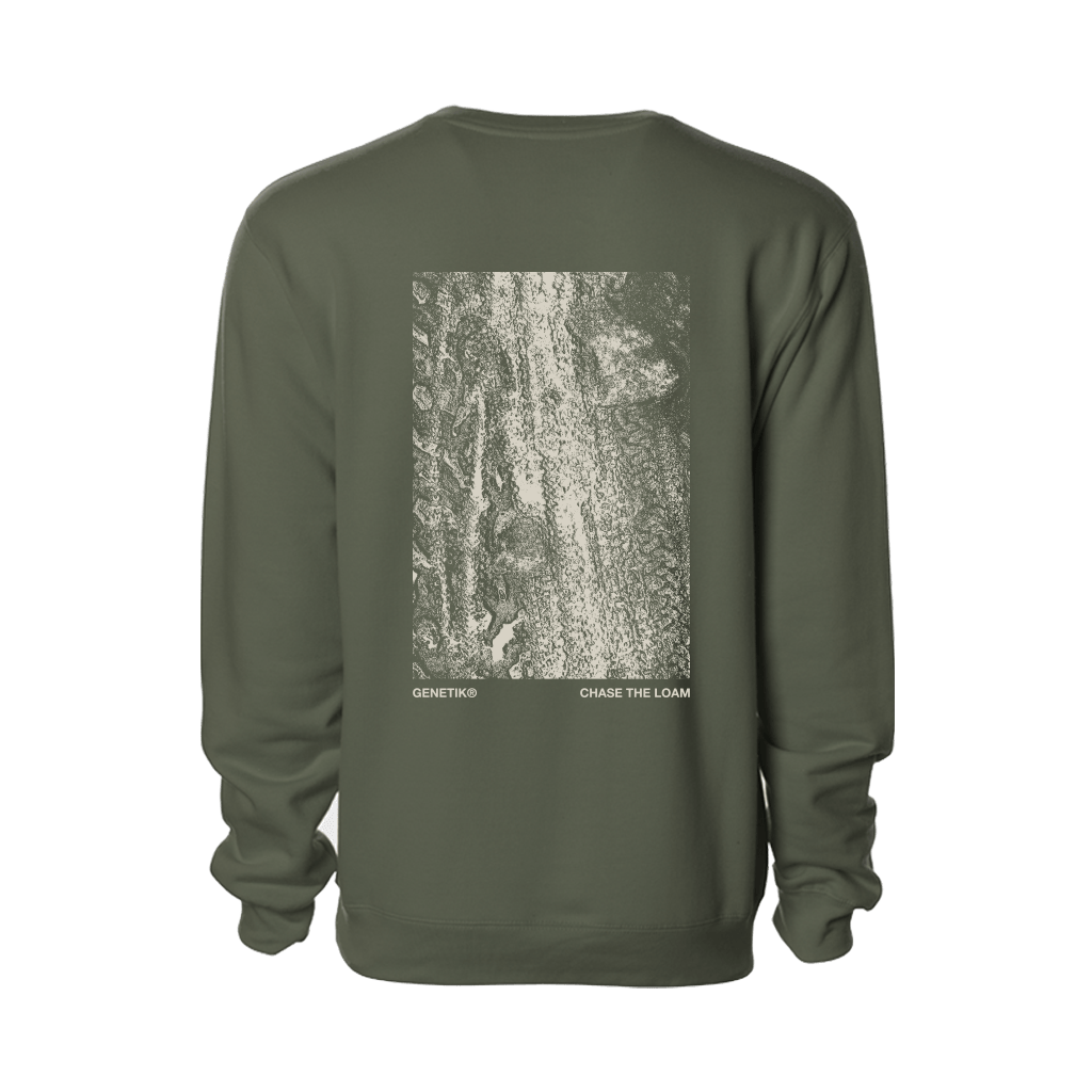 Crewneck Genetik Chase The Loam - Army - Genetik Sport
