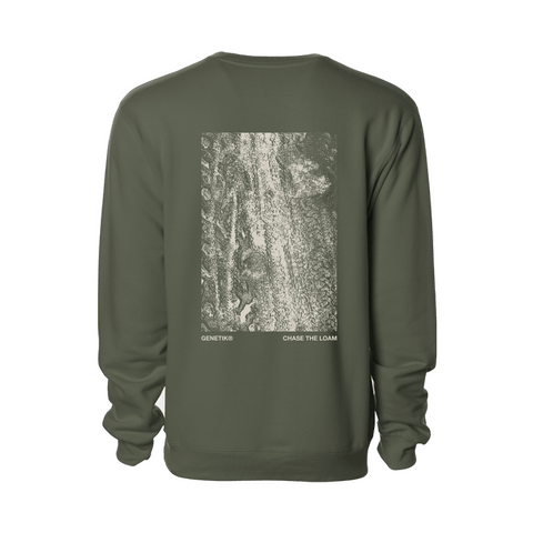 Crewneck Genetik Chase The Loam - Army - Genetik Sport