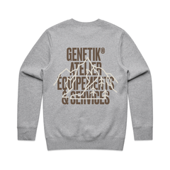 Crewneck Genetik Peak - Heather Grey - Genetik Sport