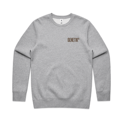 Crewneck Genetik Peak - Heather Grey - Genetik Sport