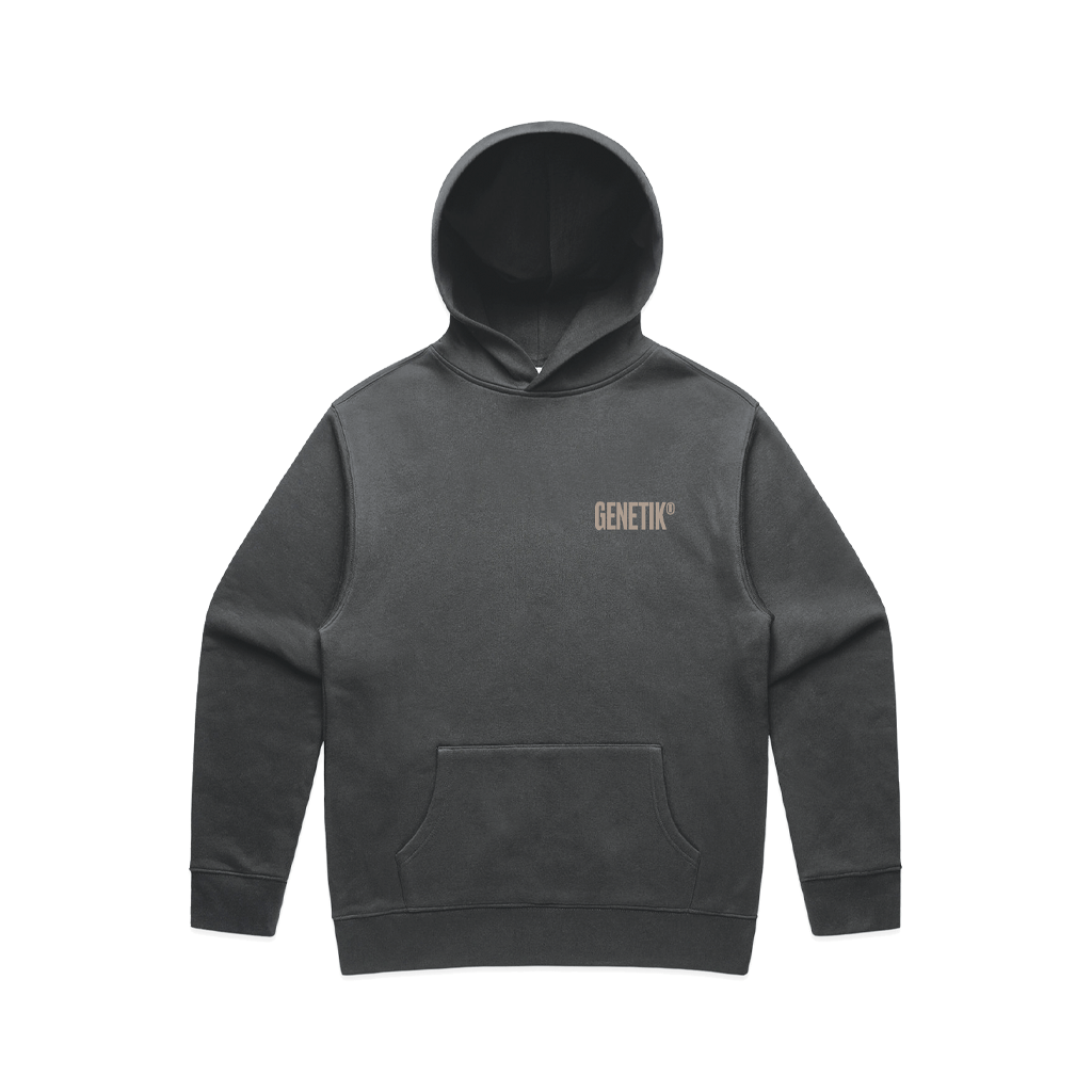 Hoodie Genetik Peak - Faded Black - Genetik Sport