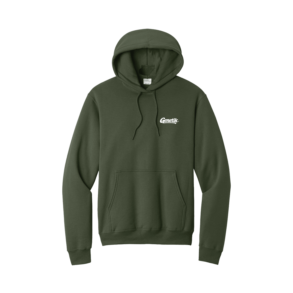Hoodie Genetik Workshop - Olive - Genetik Sport