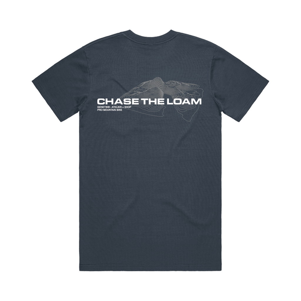 T-Shirt Genetik Chase The Loam - Petrol Blue - Genetik Sport