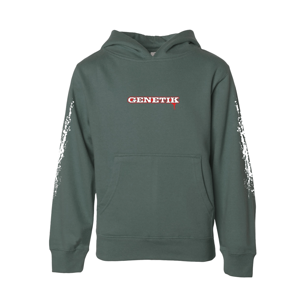Youth Hoodie Genetik Blood - Apine Green - Genetik Sport