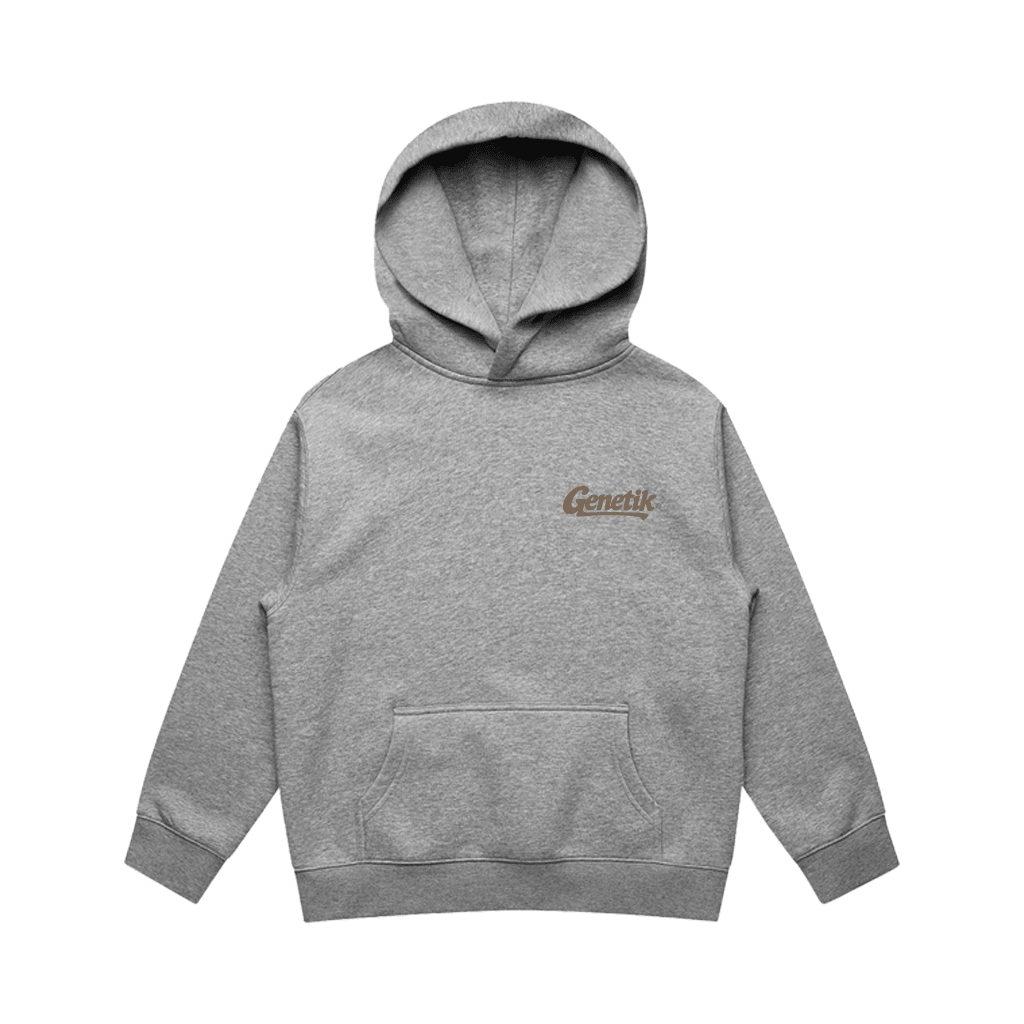 Youth Hoodie Genetik Workshop - Heather Grey - Genetik Sport