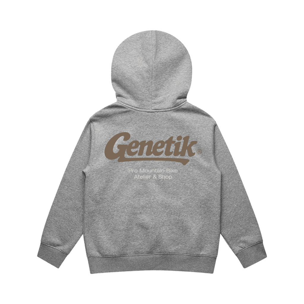 Youth Hoodie Genetik Workshop - Heather Grey - Genetik Sport