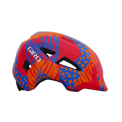 Helmet Giro Youth Scamp II - Matte Red Animal - Genetik Sport