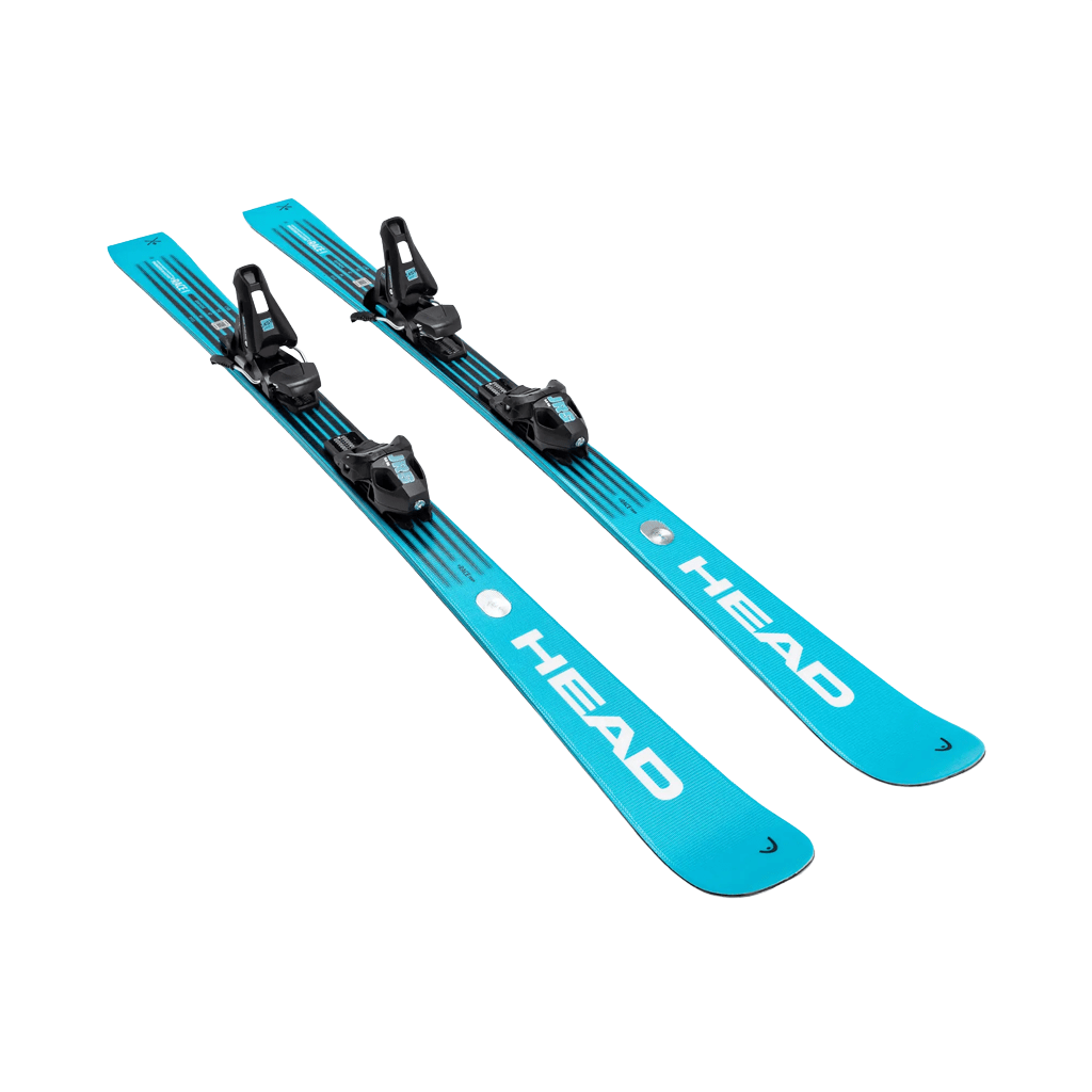Skis Head WC e.Race Team SW + JRS 7.5 - Black/Blue - Genetik Sport