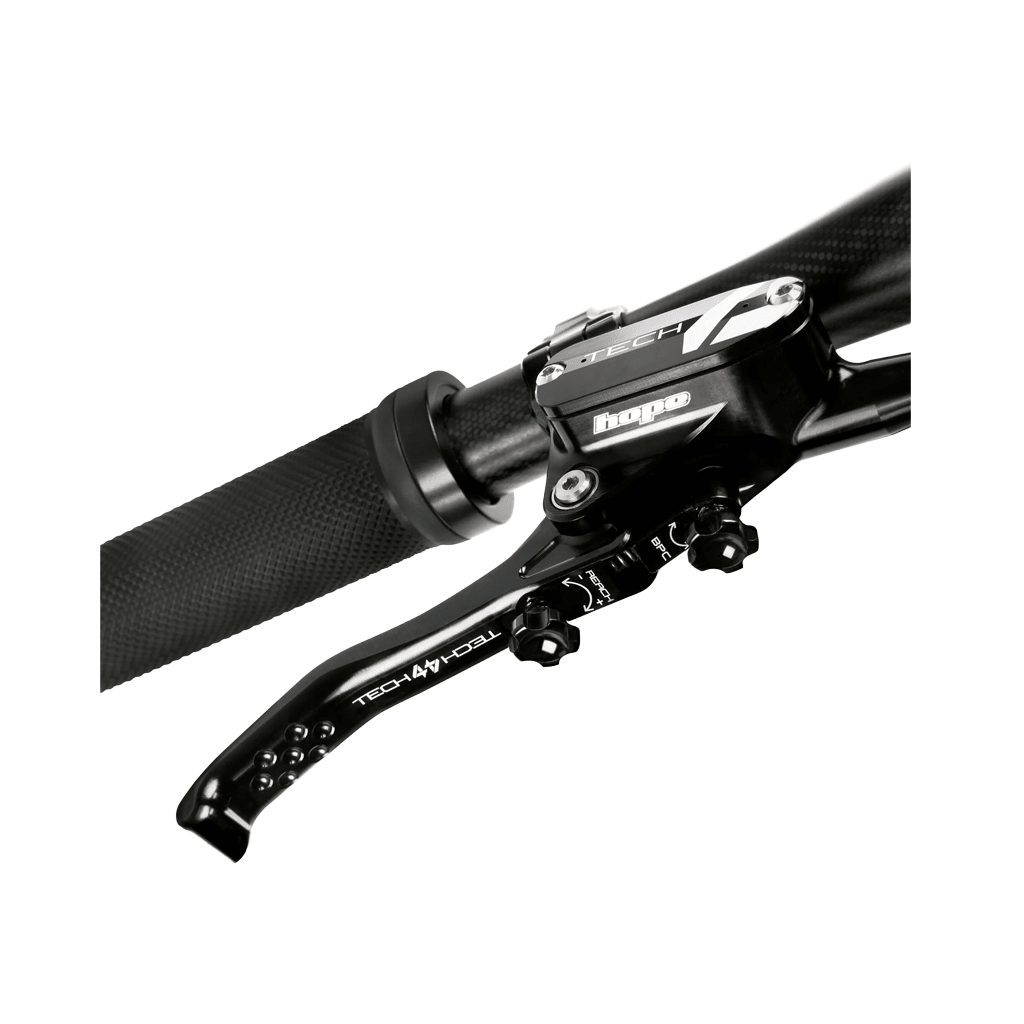 Disc Brake Hope Tech 4 V4 Braided RH - Black/Black - Genetik Sport