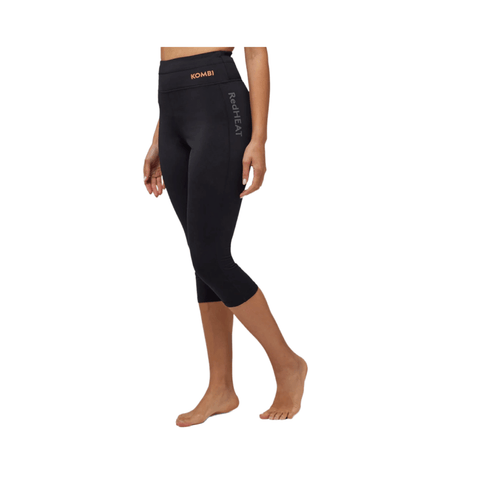 Baselayer Bottom Kombi Womens Redheat Extreme 3/4 - Black - Genetik Sport