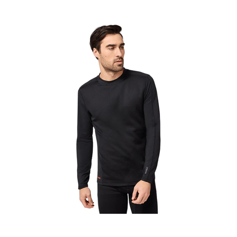 Baselayer Kombi Redheat Pro Grid Crew Top - Black - Genetik Sport