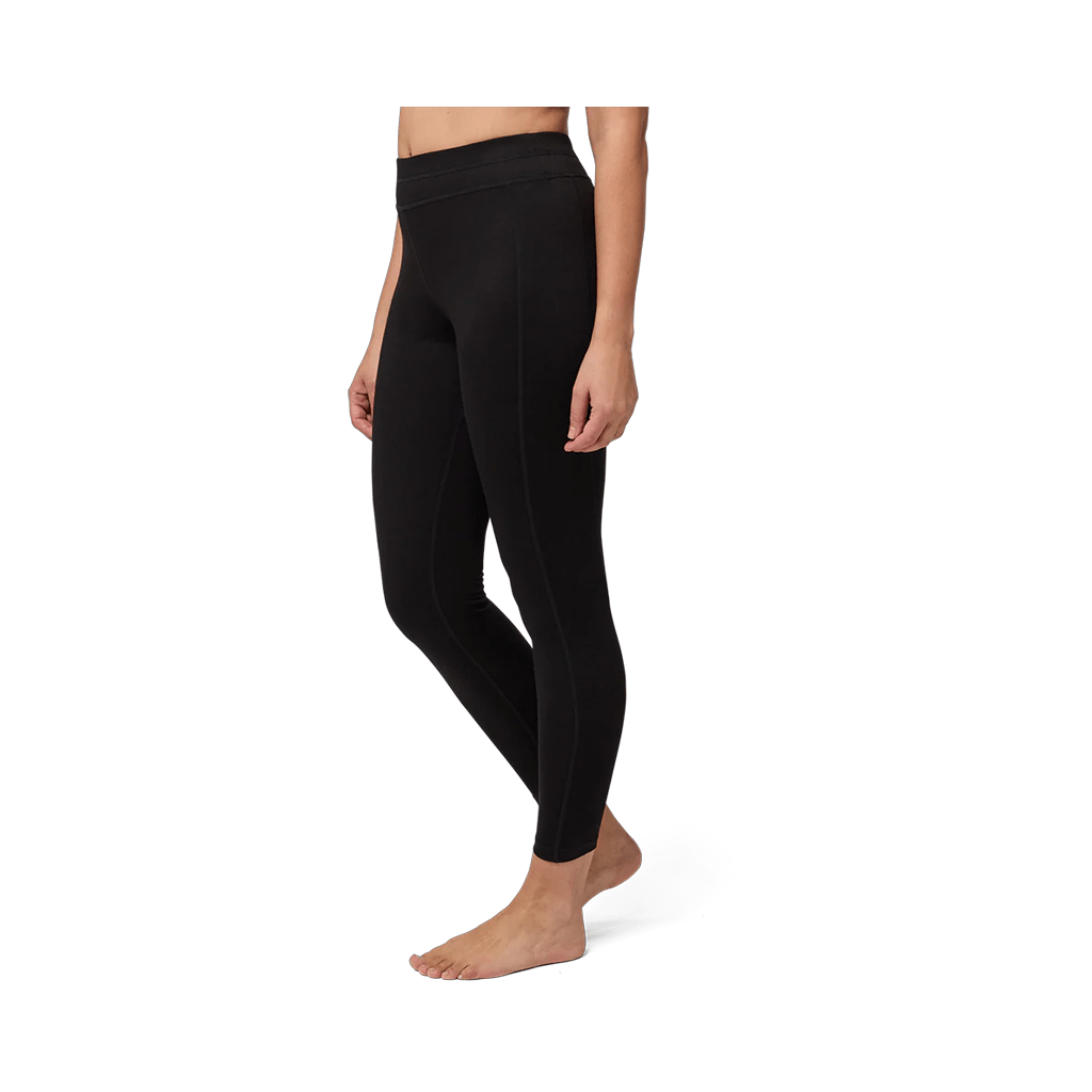 Baselayer Kombi Womens Merinomix Pro Long Bottom - Black - Genetik Sport