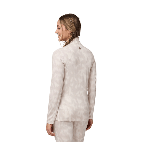 Baselayer Kombi Womens Merinomix Pro Zip Top - Light Camo Leo - Genetik Sport