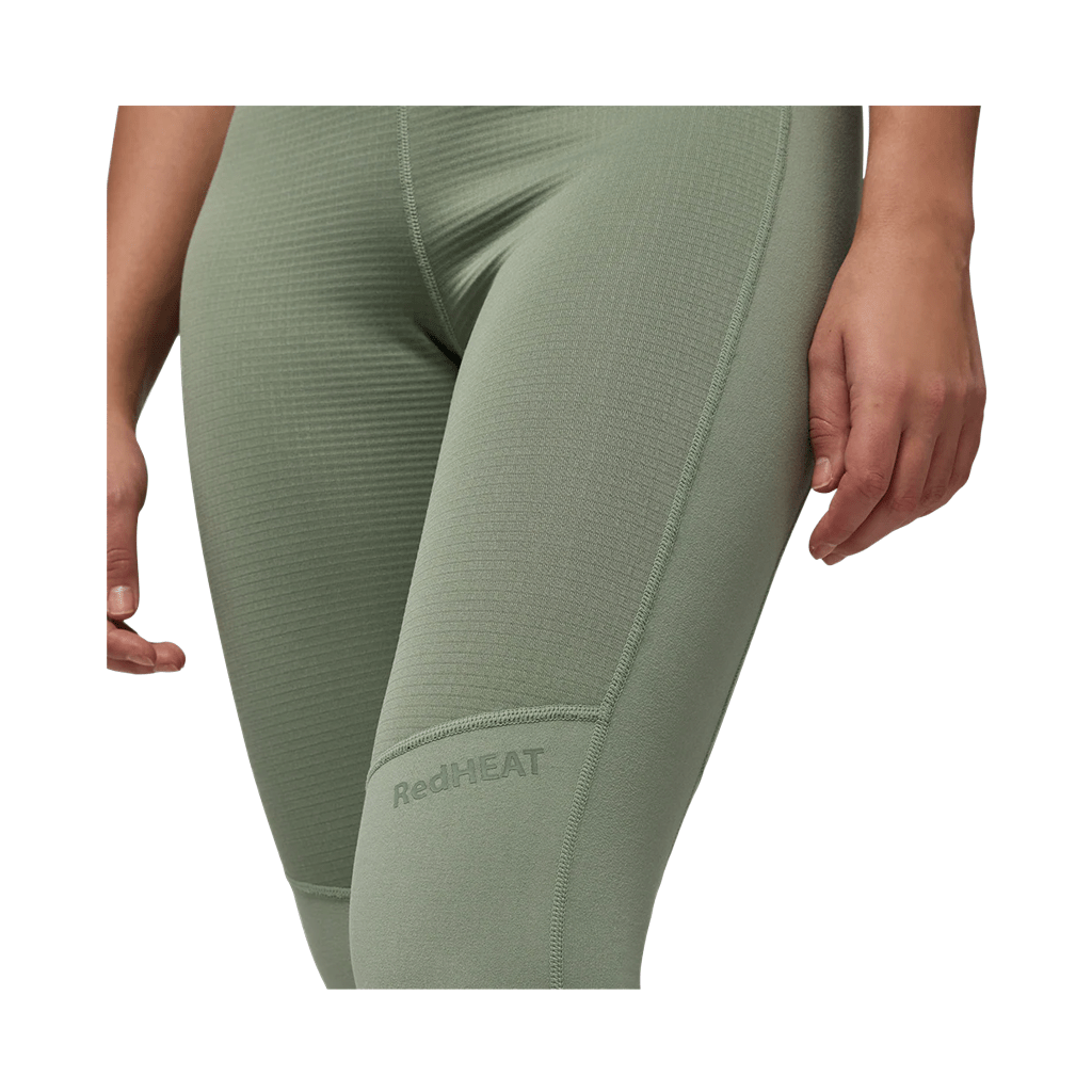 Baselayer Kombi Womens Redheat Pro Grid Long Bottom - Moss - Genetik Sport