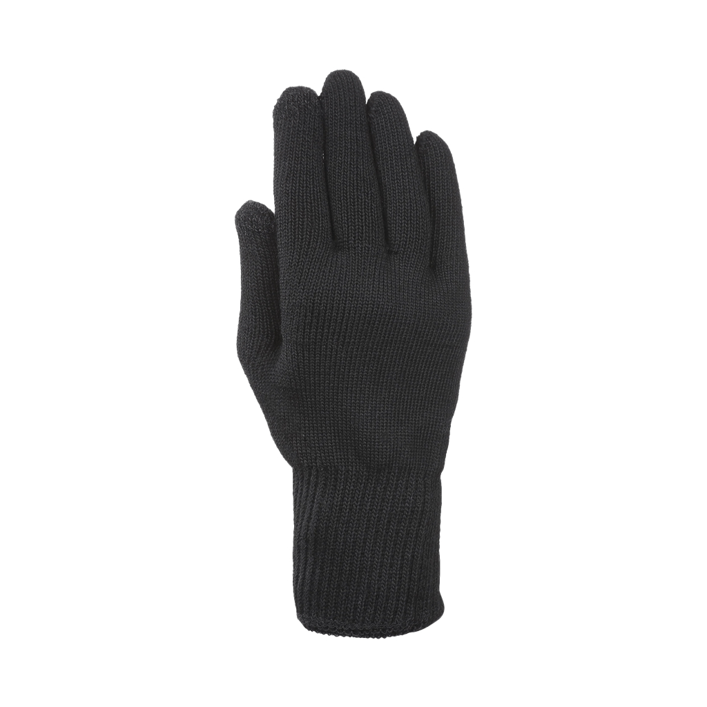 Gloves Liner Womens Kombi The Polypro Touch - Black - Genetik Sport