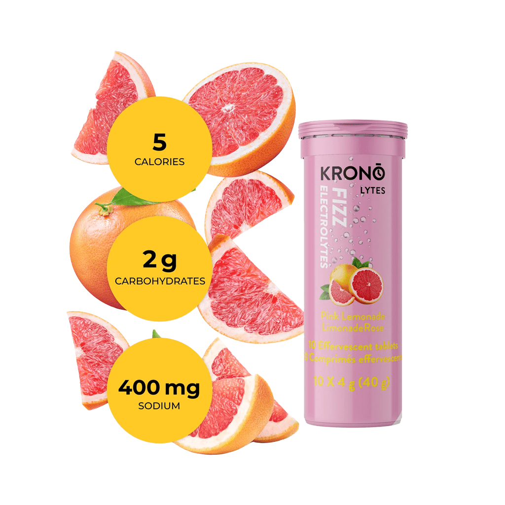 Effervescent Tablets Electrolytes KRONO Pink Lemonade - Genetik Sport