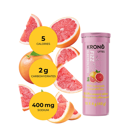 Effervescent Tablets Electrolytes KRONO Pink Lemonade - Genetik Sport