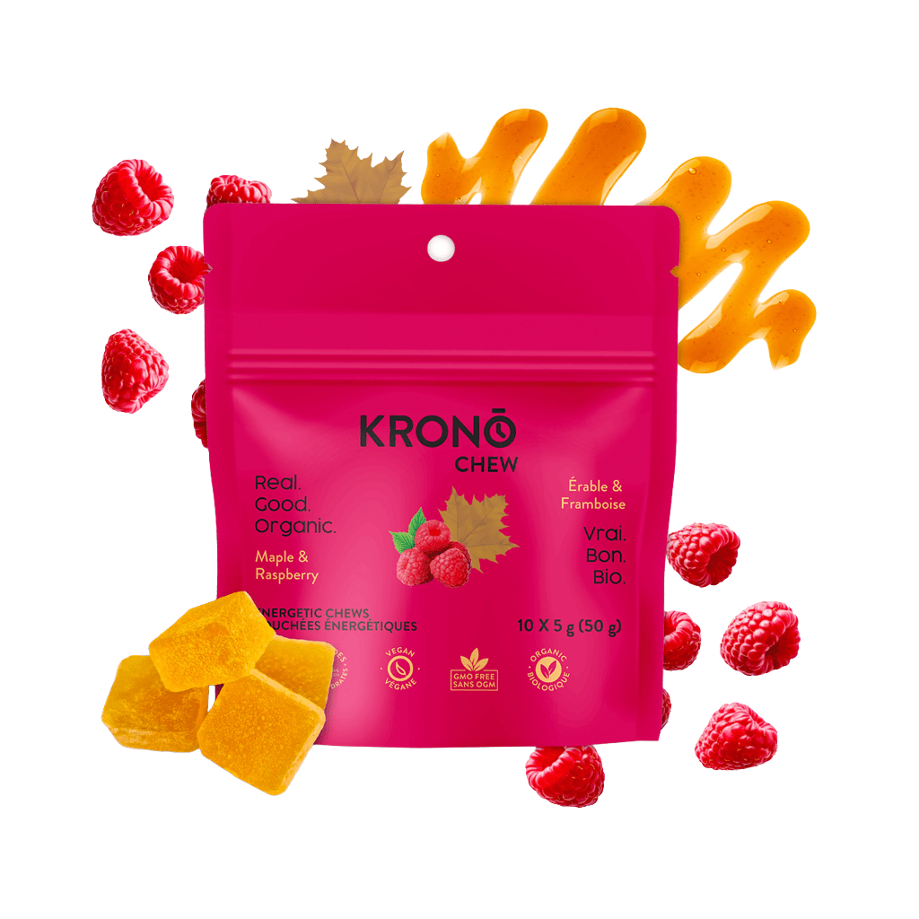 Energetic Chews KRONO Raspberry Maple 50g - Genetik Sport