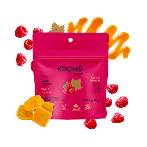 Energetic Chews KRONO Raspberry Maple 50g - Genetik Sport