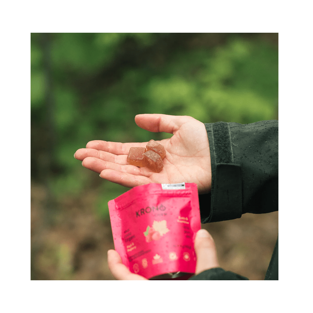 Energetic Chews KRONO Raspberry Maple 50g - Genetik Sport