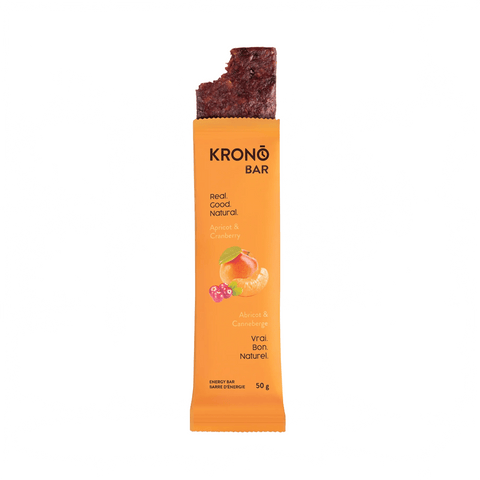 Energy Bar KRONO Apricot & Cranberry 50g - Genetik Sport