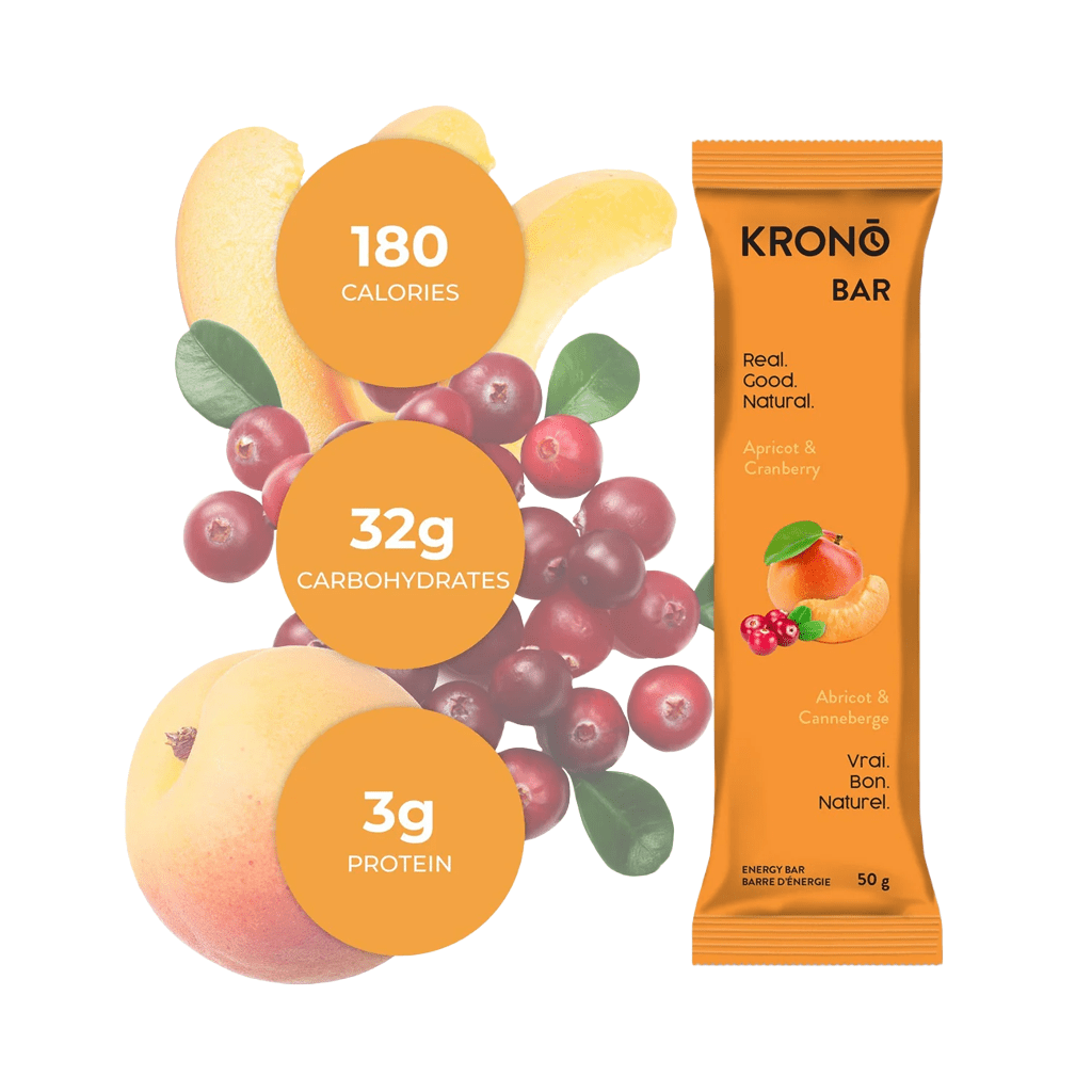 Energy Bar KRONO Apricot & Cranberry 50g - Genetik Sport