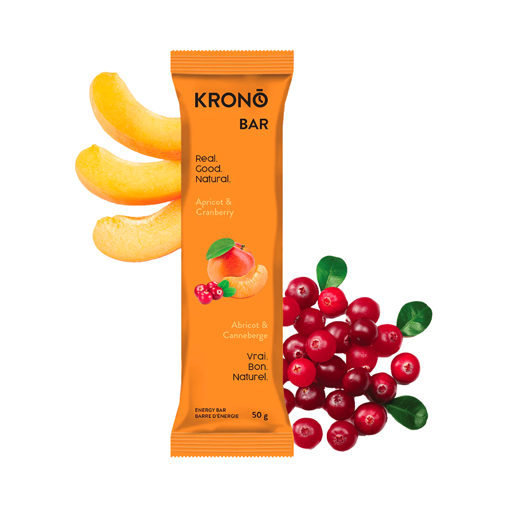 Energy Bar KRONO Apricot & Cranberry 50g - Genetik Sport
