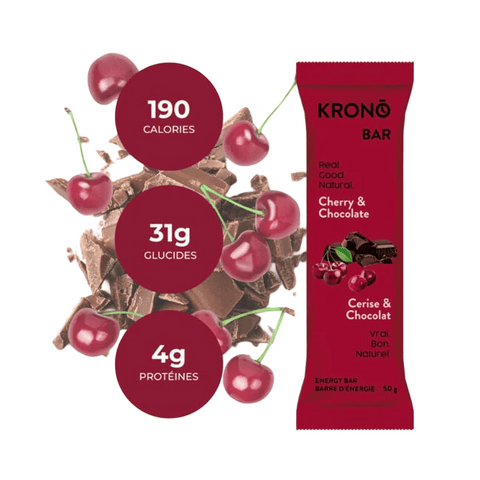 Energy Bar KRONO Cherry & Chocolate 50g - Genetik Sport