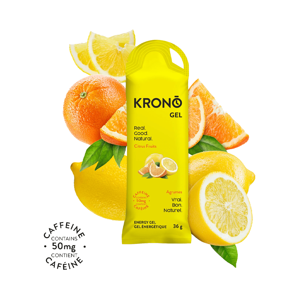 Energy Gels KRONO Citrus Fruits Caffeine 36g - Genetik Sport