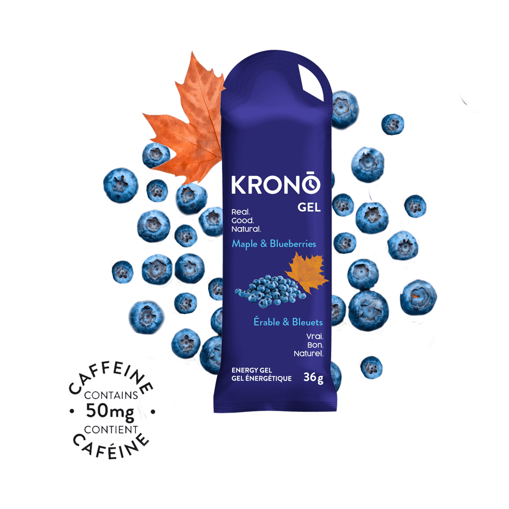 Energy Gels KRONO Maple Blueberry Caffeine 36g - Genetik Sport